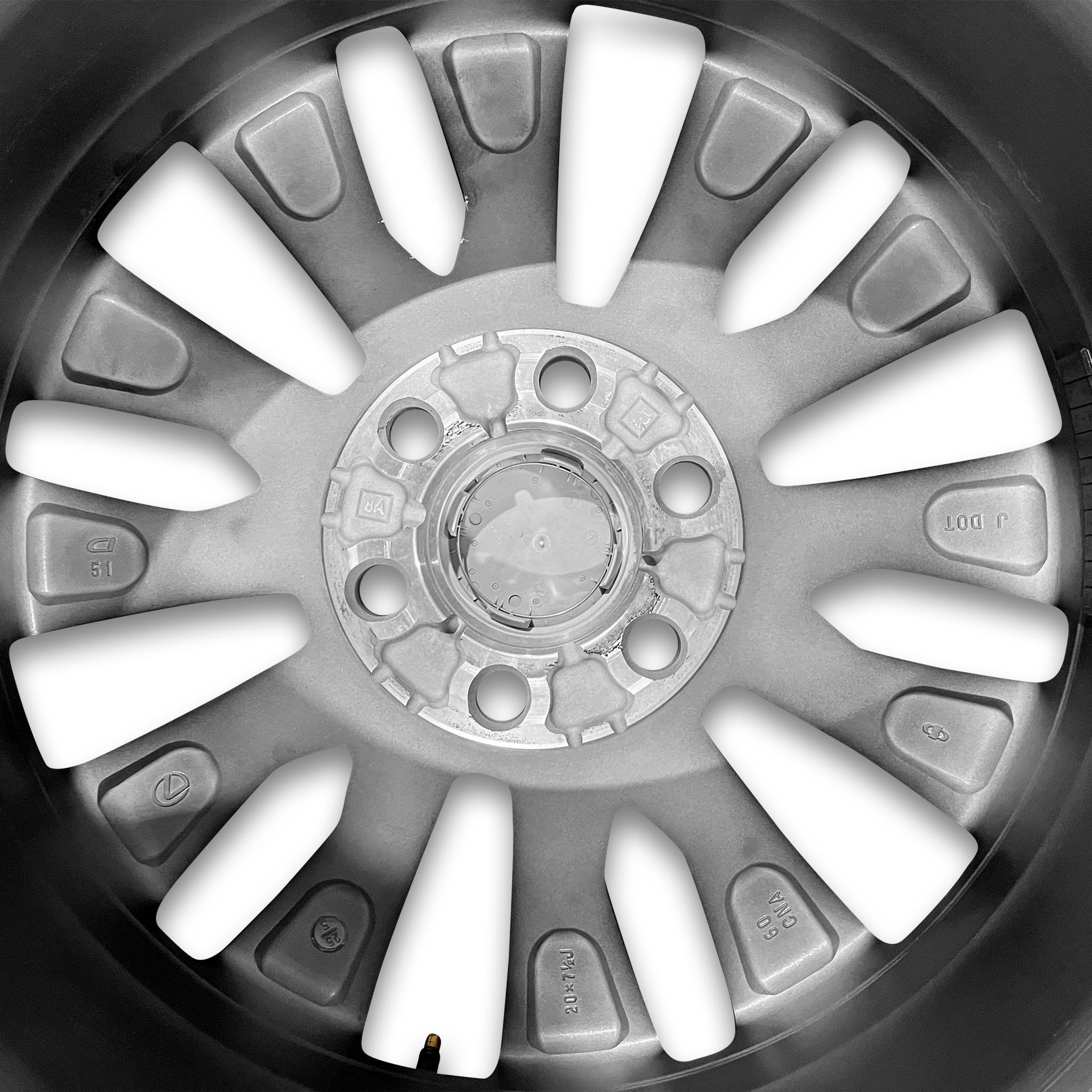 2024-2025 Lexus GX550 20x7.5 Genuine OEM Alloy Wheel / Rim view 4