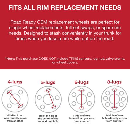 2014-2025 Dodge Promaster Van
16x6 Steel Wheel / Rim view 7