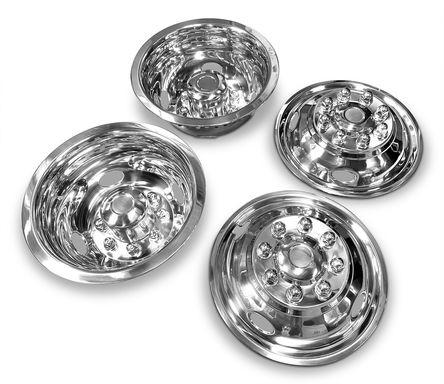 1996-2021 16″ Chevrolet Express 3500 Van Wheel Simulator Set of 2 Rear & 2 Front