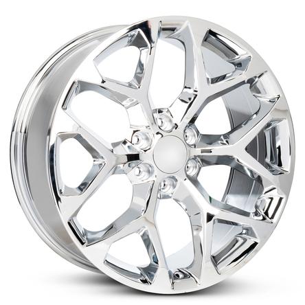 2015-2023 22x9 Chevrolet Suburban 1500 Chrome Wheel / Rim view 2