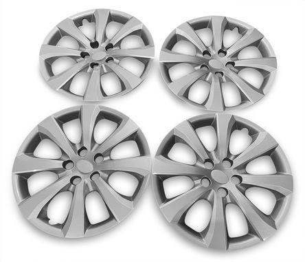 2020-2024 16 Inch Toyota Corolla Four Piece Set Silver Wheel Cover Caps / Hubcaps