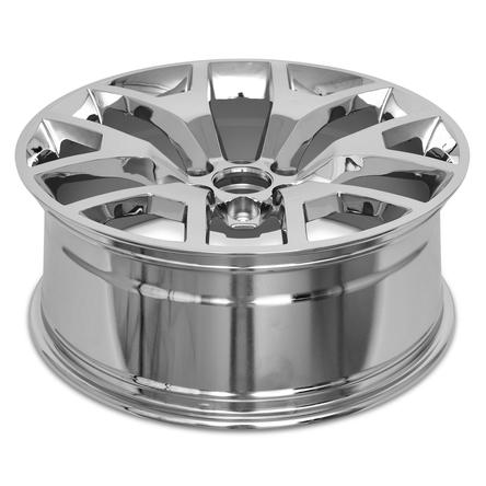 2022-2024 22x9 Chevrolet Suburban Chrome Wheel / Rim view 3
