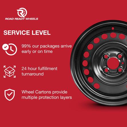 2023-2024 Toyota Prius
17x2 ABS Plastic Wheel / Rim view 4