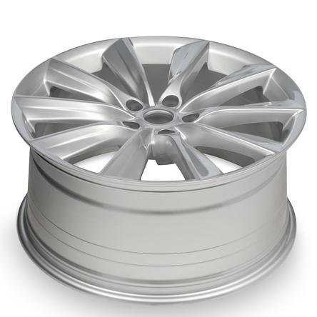 2016-2024 20x9.5 Tesla Model X Rear Alloy Wheel / Rim view 3