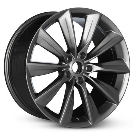 2016-2024 20x9.5 Tesla Model X Rear Alloy Wheel / Rim view 2
