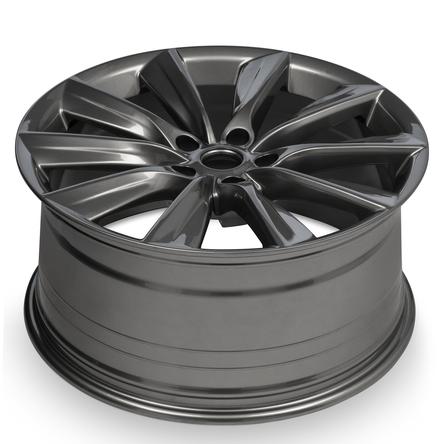 2016-2024 20x9.5 Tesla Model X Rear Alloy Wheel / Rim view 3