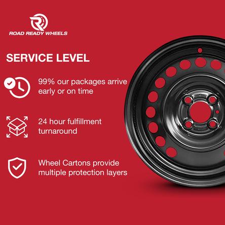 2019-2024 Fiat 500
16x6.5 Steel Wheel / Rim view 4