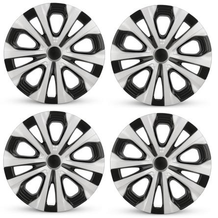2020-2021 Toyota Corolla Hybrid Four Piece Set Silver Wheel Cover Caps / Hubcaps
